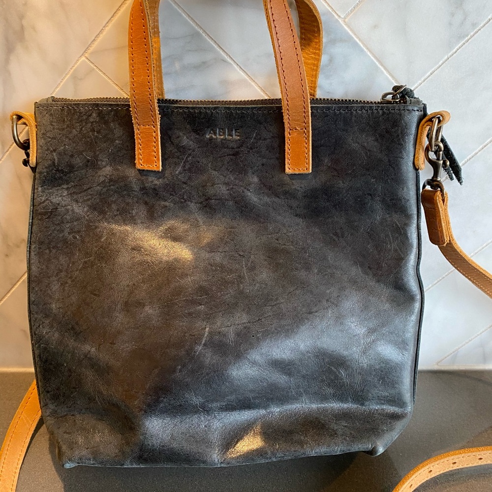 Able Black and Brown Purse